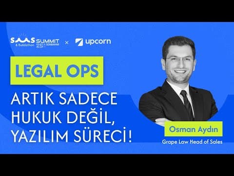 Ürün Olarak Legal Ops: Hukuk Şirketini Yazılım Mantığıyla Ürünleştirmek