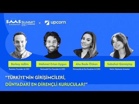 Türkiye'de SaaS Kurmak: Kuruculardan Yatırım ve Ölçeklenme Dersleri