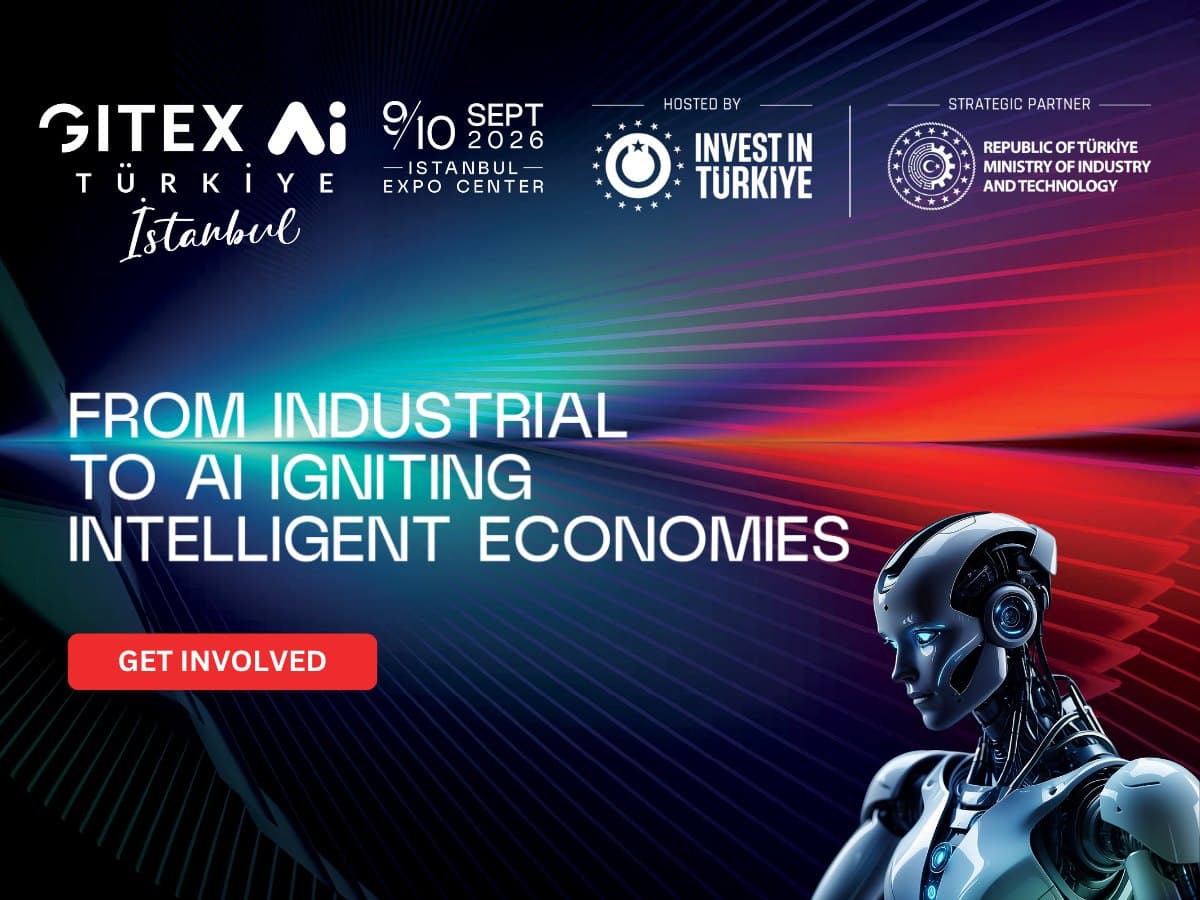 GITEX Ai Türkiye 2026 · 9-10 Eylül 2026 · İstanbul Fuar Merkezi