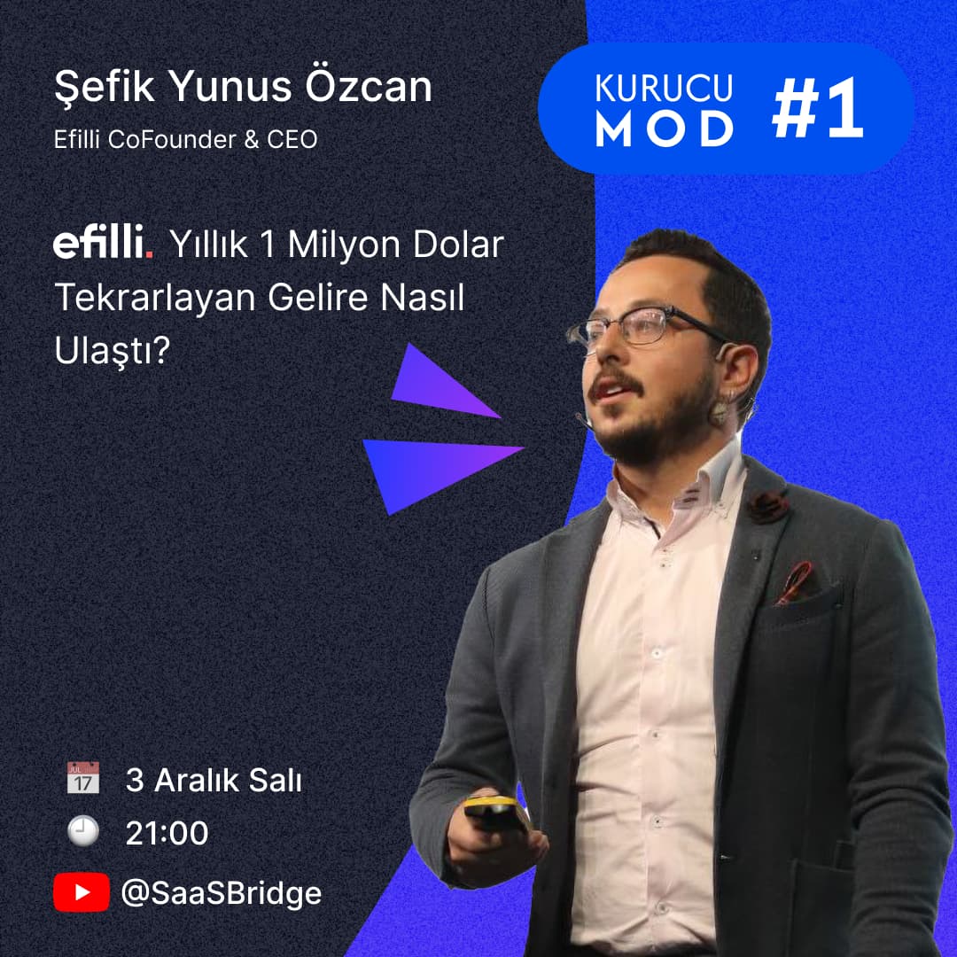 Efilli: Yıllık 1 Milyon Dolar Tekrarlayan Gelire Nasıl Ulaştı?